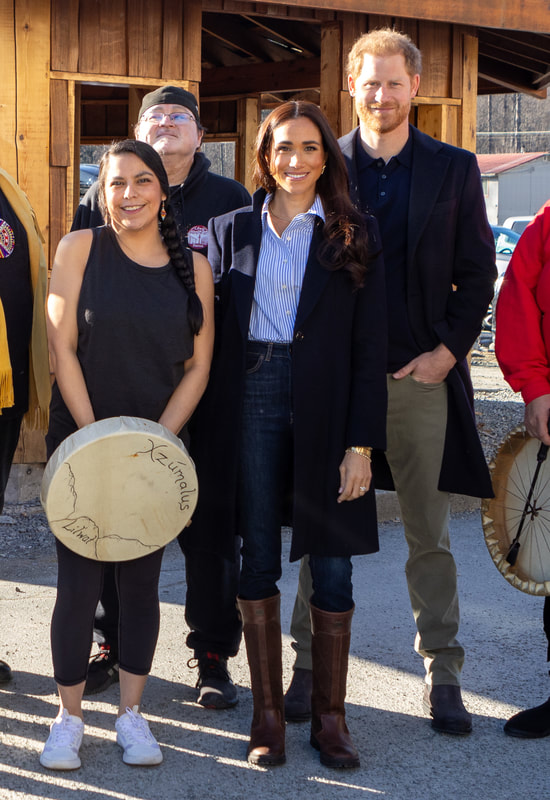 Meghan Markle and Prince Harry visited the Mount Currie Community Centre on 15 February 2024.
