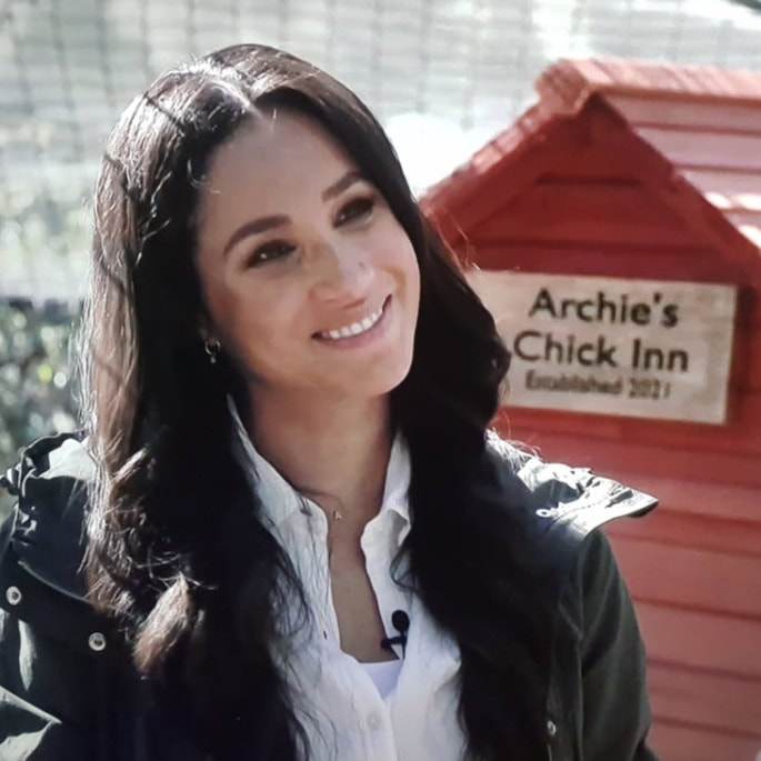 Meghan Markle shows Oprah Archie's Chick Inn