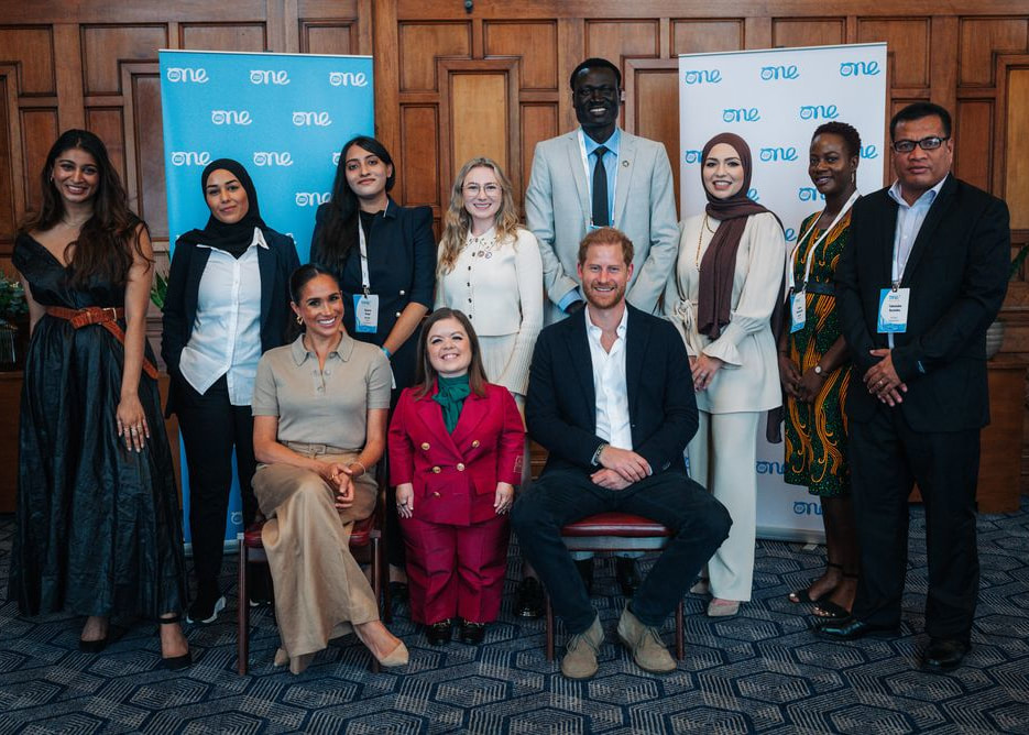 Meghan Markle and Prince Harry attend a One Young World roundtable discussion on 5th September 2022