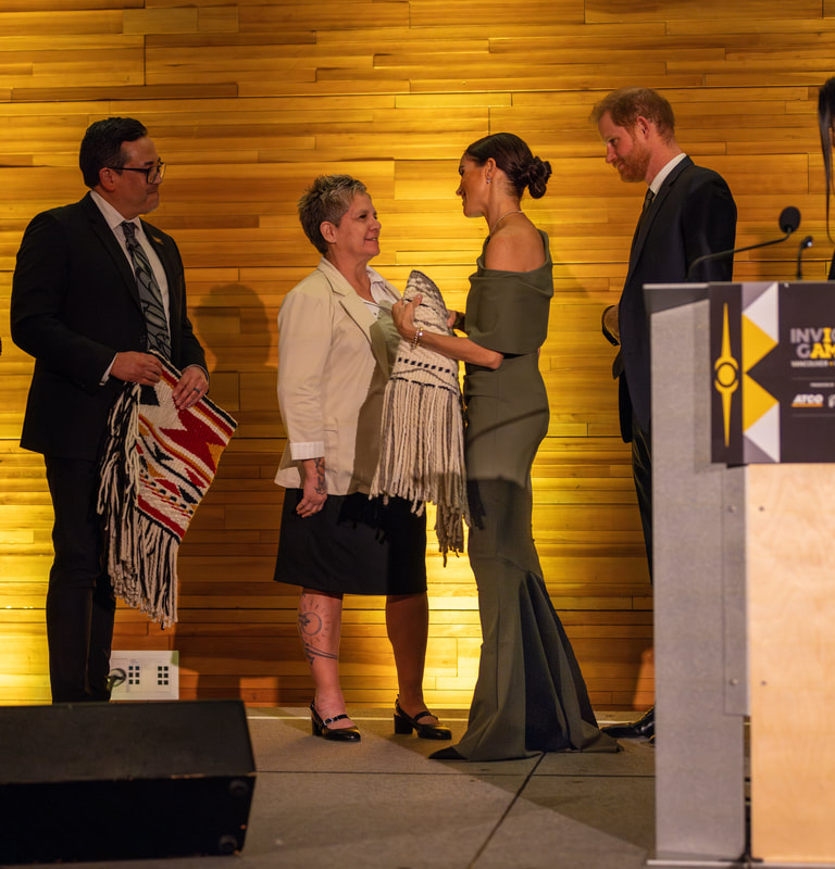 Meghan Markle and Prince Harry, The Duke and Duchess of Sussex attended the Invictus Games 2025 One Year To Go celebratory gala at the Vancouver Convention Center on 16 February 2024