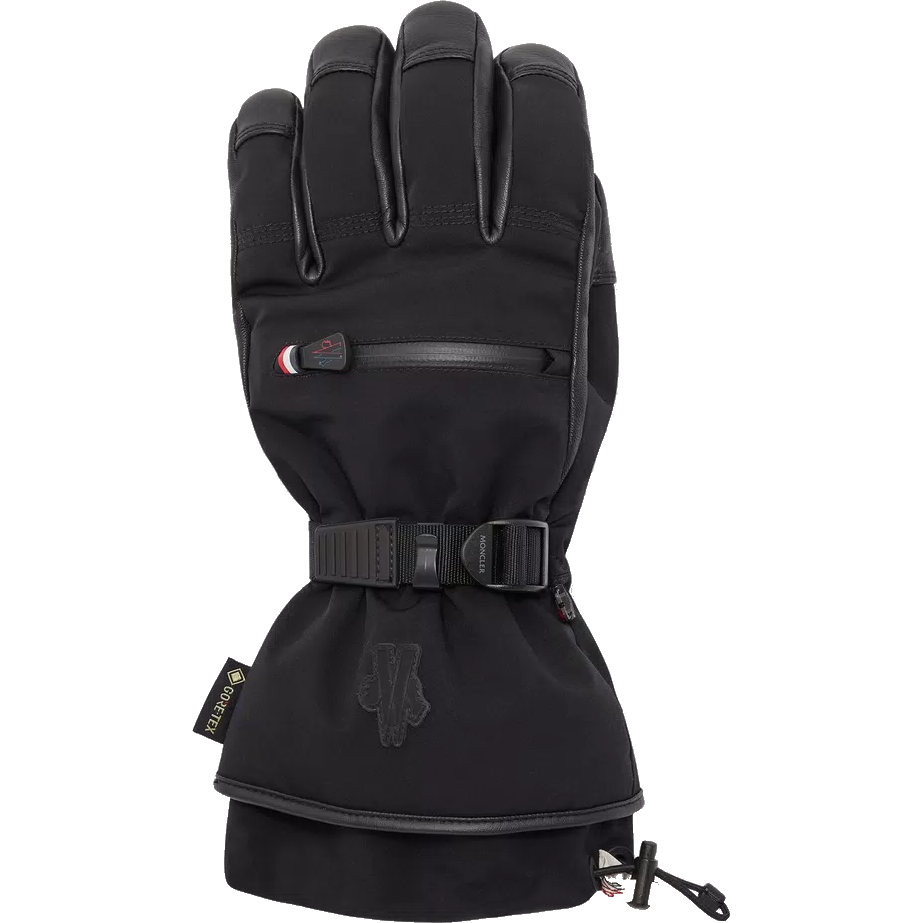 Moncler Padded Gloves in Black