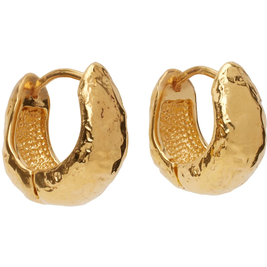 Mondo Mondo Cosmopolitan hoop earrings in gold