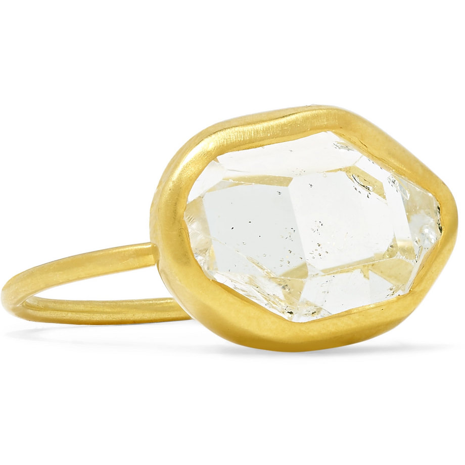 Pippa Small Herkimer Diamond Cup Ring