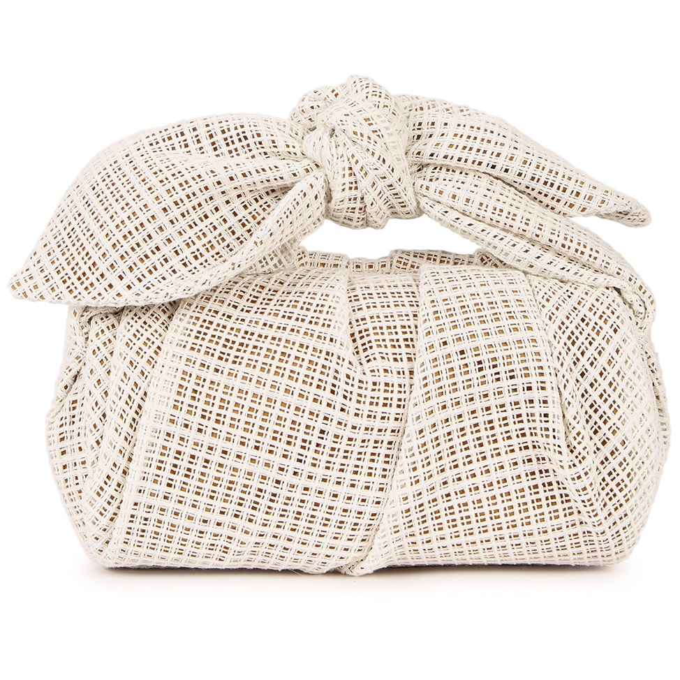 Rejina Pyo 'Nane' Ivory Cotton Weave Bag