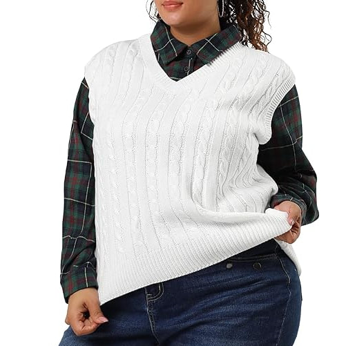 Polo Ralph Lauren Cable-Knit Cotton Sweater Vest in White - Meghan ...