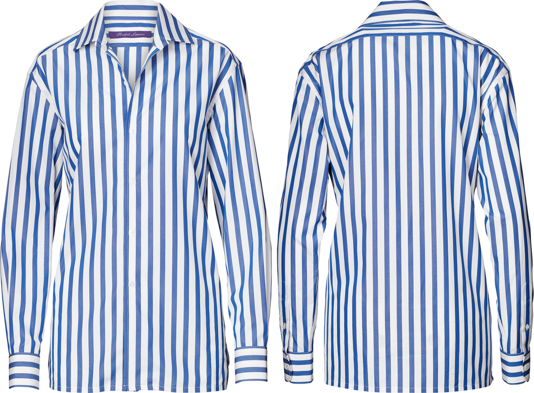  Ralph Lauren Collection Striped Cotton Shirt