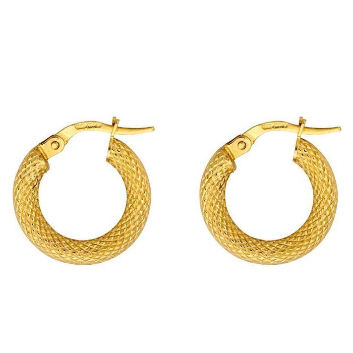 Roxanne First The Gold Snake Hoops