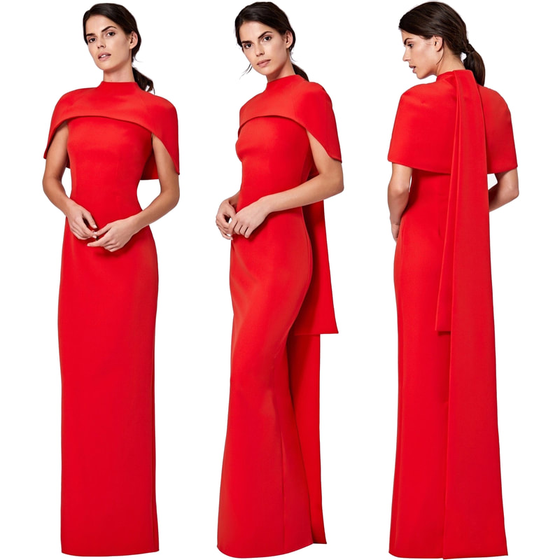 Safiyaa Kalika Red Gown