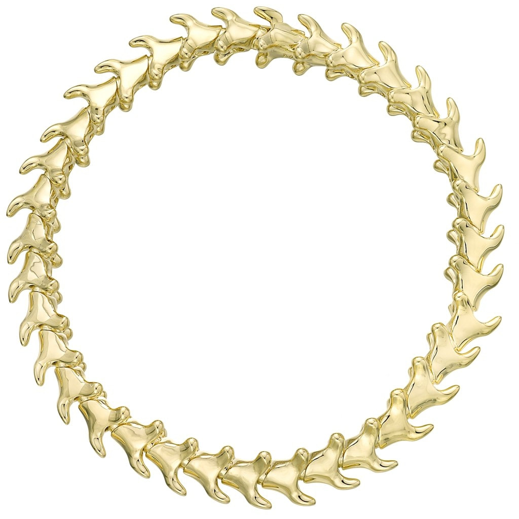 Shaun Leane Gold Thin Serpents Trace Bracelet