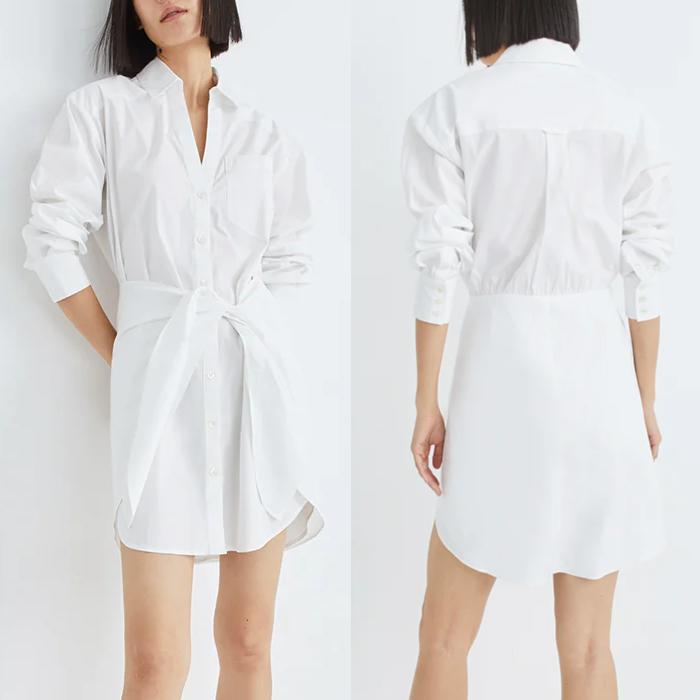 Veronica Beard ‘Roanoke’ Shirtdress In White