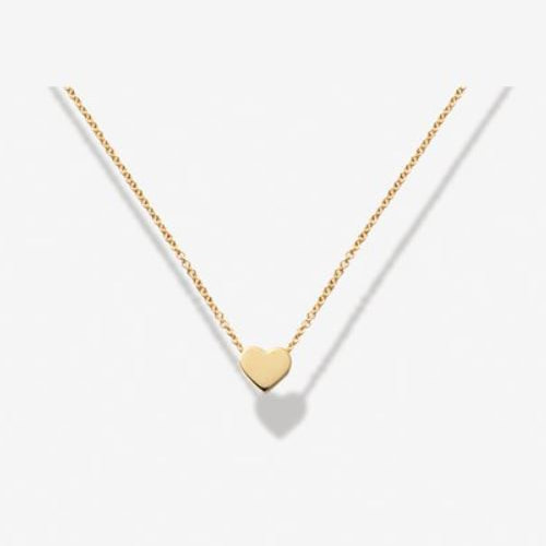 Verse Gold Love Letters Collection Heart Pendant Necklace