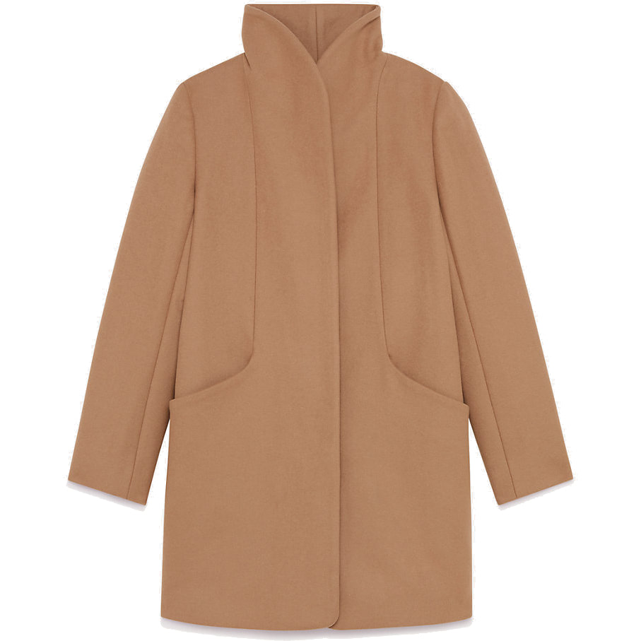 Wilfred Cocoon Coat in Chasm